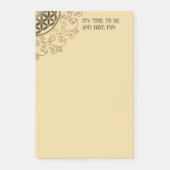 Bloem Des Levens - Vintage Ornamenten Mandala 2 Post-it® Notes (Voorkant)