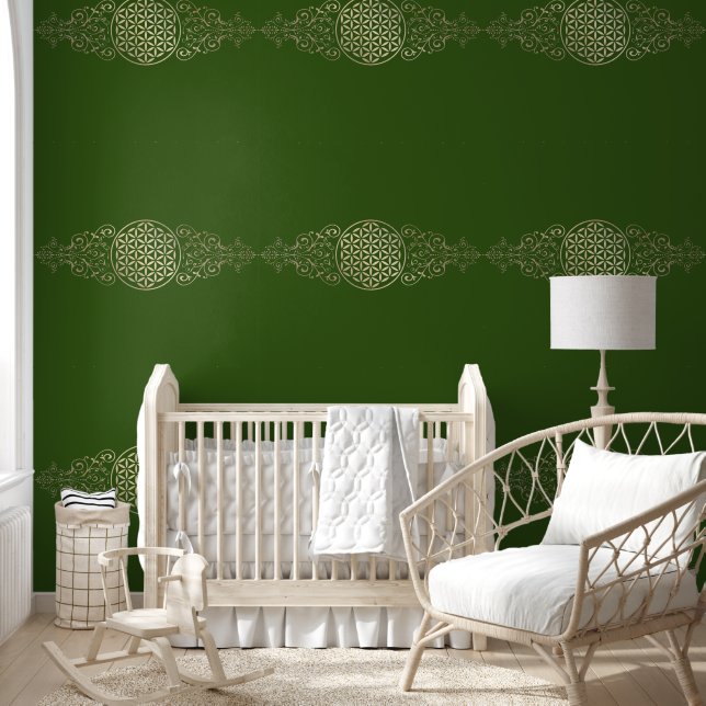 BLOEM DES LEVENS - Vintage stijl 10 Behang (Kinderen)