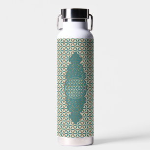 Bloem Des Levens - Vintage X stempelpatroon Waterfles
