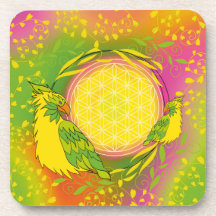 bloem des levens, vogel, natuurlijk, bloemen,  