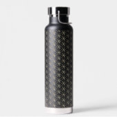 Bloem Des Levens - wit gouden patroon Waterfles (Links)
