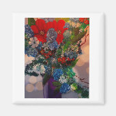 Bloem design magneet (Voorkant)