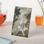 bloem digitaal effect van stijl " impressie " reclamebord met voetstuk (Insitu)