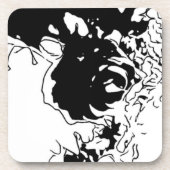 Bloem Doodle Bier Onderzetter (Voorkant)