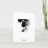 Bloem Doodle Kaart (Achterkant)