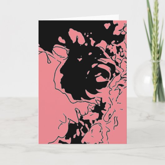 Bloem Doodle Kaart (Voorkant)