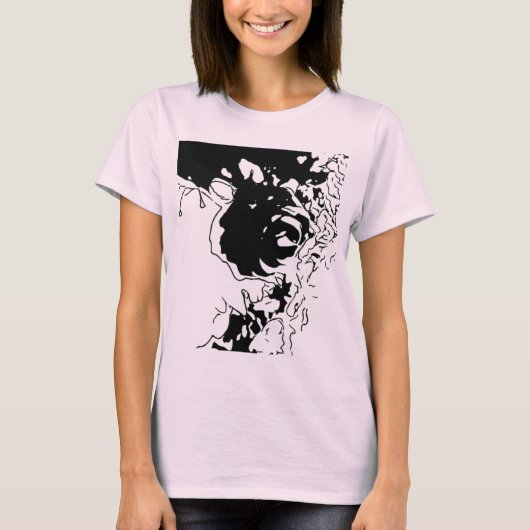 Bloem Doodle T-shirt (Voorkant)