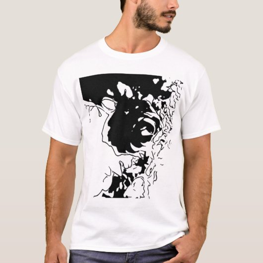 Bloem Doodle T-shirt (Voorkant)