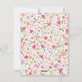 Bloem Doodles Valentijnsdag Kaart (Achterkant)