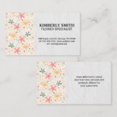 Bloem Doodles Visitekaartje (Voorkant / Achterkant)