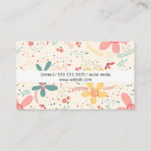 Bloem Doodles Visitekaartje (Achterkant)