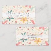 Bloem Doodles Visitekaartje (Voorkant / Achterkant)