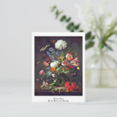 Bloem door de Heem Jan Davidsz Briefkaart (Staand voorkant)