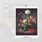 Bloem door de Heem Jan Davidsz Briefkaart (Voorkant / Achterkant)