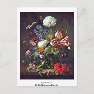 Bloem door de Heem Jan Davidsz Briefkaart