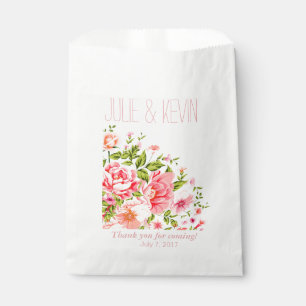 Bloem douche boeket baby Pink Bedankzakje