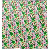 bloem douchegordijn (Voorkant)