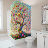 Bloem Douchegordijn (In situ)