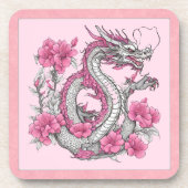 Bloem Dragon Drank Drank Coaster Bier Onderzetter (Voorkant)