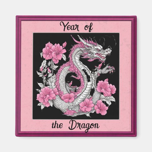 Bloem Dragon Magnet (Voorkant)