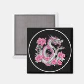 Bloem Dragon Magnet (Voorkant / Achterkant)