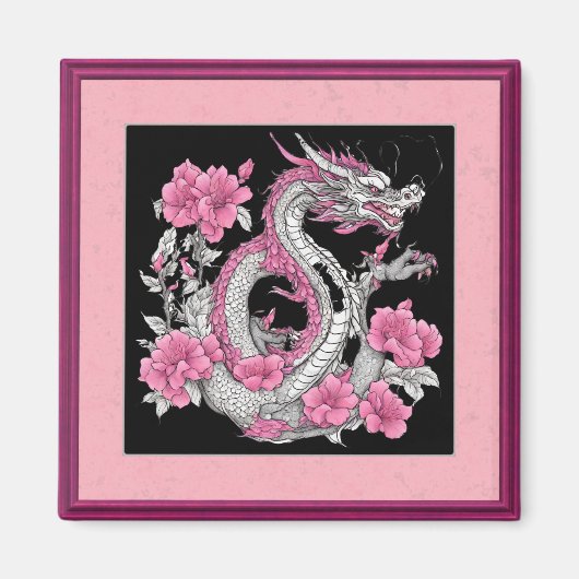 Bloem Dragon Magnet (Voorkant)