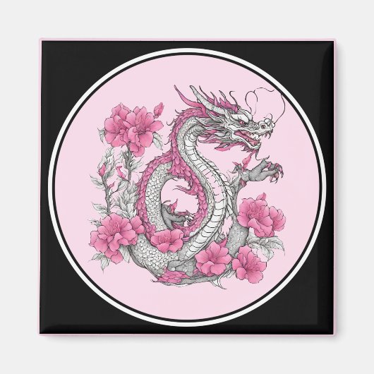 Bloem Dragon Magnet (Voorkant)