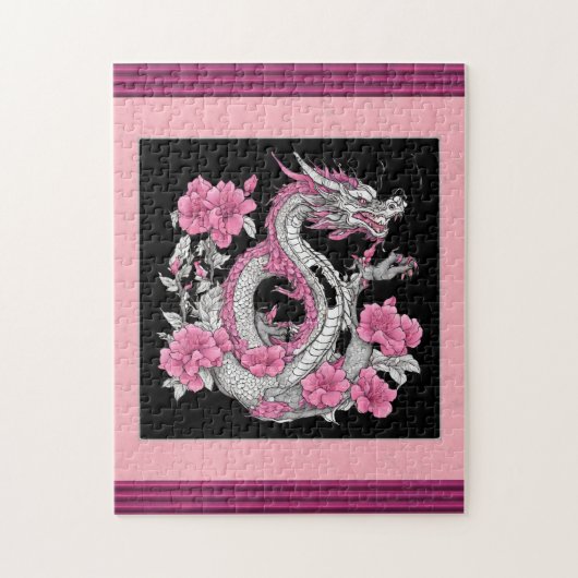 Bloem Dragon puzzel (Verticaal)