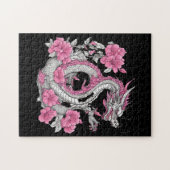 Bloem Dragon puzzel Legpuzzel (Horizontaal)