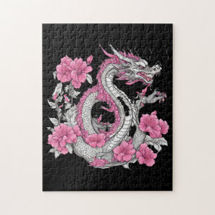 Bloem Dragon puzzel Legpuzzel