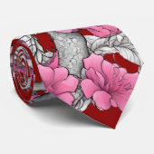 Bloem Dragon stropdas (Opgerold)