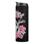 Bloem Dragon Thermische Tumbler Thermosbeker (Geroteerd rechts)