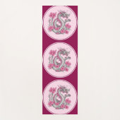 Bloem Dragon Yoga Mat (Voorkant)