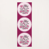 Bloem Dragon Yoga Mat (Achterkant)