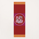 Bloem Dragon Yoga Mat (Voorkant)