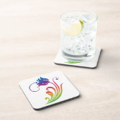 Bloem drank coaster bier onderzetter (Rechterzijde)