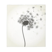 Bloem een andelion notitieblok (Voorkant)