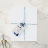 bloem Elegante Bedankje Favor Geschenk Cadeaulabel (Met Touw)
