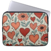 Bloem Elektronica Zak Laptop Sleeve (Voorkant)