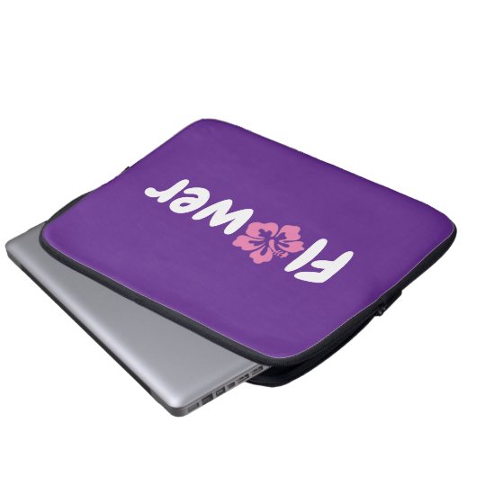 Bloem Elektronica Zak Laptop Sleeve (Voorkant onderkant)