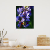 Bloem en bijen poster (Keuken)