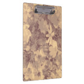Bloem- en bladcamouflage op beige klembord (Rechts)