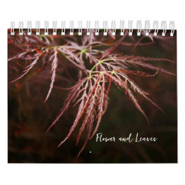 Bloem en bladeren Kalender