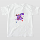 Bloem- en bladkunst - Botanische tuin T-shirt (Laag Achter)