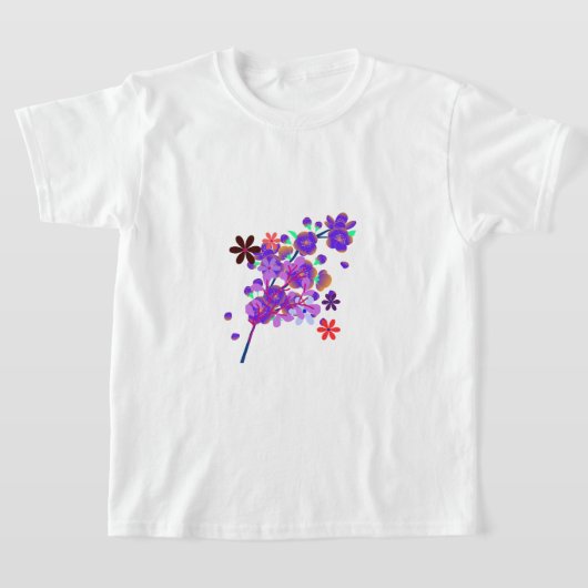 Bloem- en bladkunst - Botanische tuin T-shirt (Laagn)