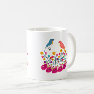 Bloem en bloemen mooi koffiemok