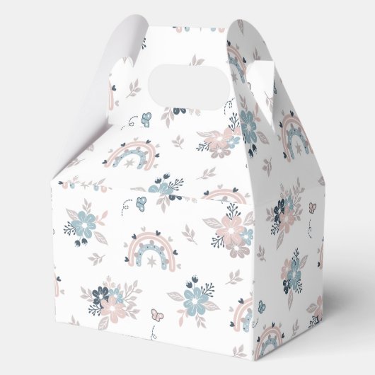 Bloem en Boho naadloos patroon Bedankdoosjes (Voorkant)