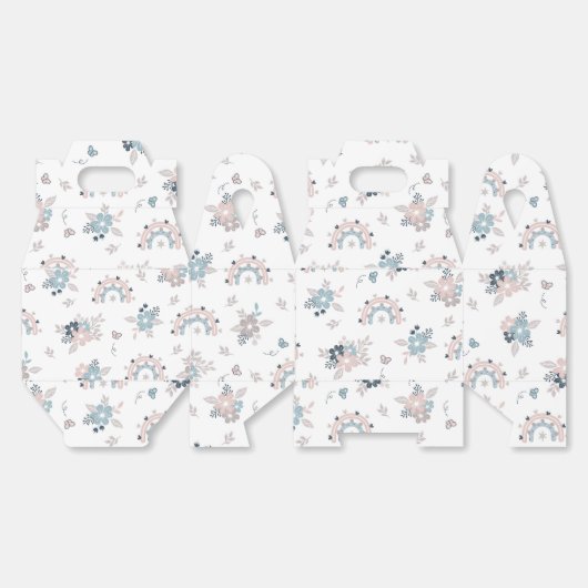 Bloem en Boho naadloos patroon Bedankdoosjes (Ongevouwen)