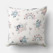 Bloem en Boho naadloos patroon Kussen (Voorkant)