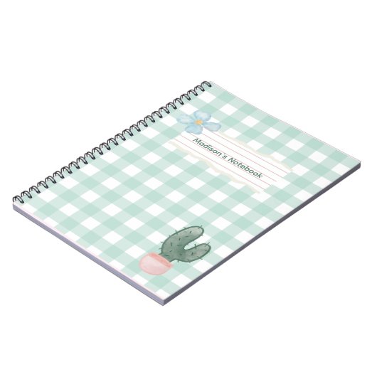 Bloem en Cactus Notitieboek (Linkerzijde)